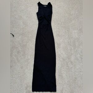 Vici Black Dress with Cut Outs